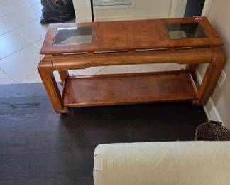 Vintage Chinoiserie Ming-style Sofa Tables