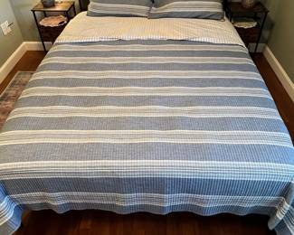 Nautica Blue Stripe Quilt Set