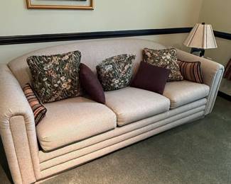 ThreeSeater Sofa with Accent Pillows