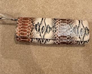 EbisU Clutch or Wallet with Snakeskin Pattern