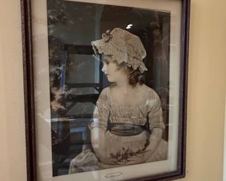 Simplicity by Sir Joshua Reynolds, Young Girl Portrait Print