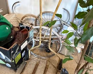 Vintage Metal Luggage Cart