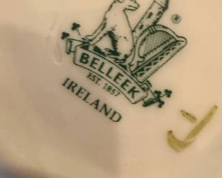 Belleek Ireland Shamrock Mini Vase second image