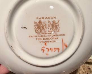 Paragon Fine Bone China Saucers