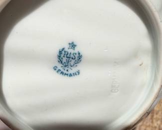 RS Prussia Porcelain Serving Dish with Floral Motif second image