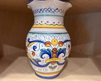 Ricco Deruta Italian Ceramic Vase