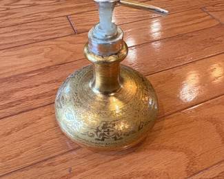 Vintage Gold Gilt Decorative Perfume Bottle