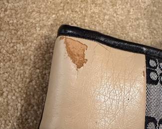 Patchwork Faux Leather Satchel Handbag second image