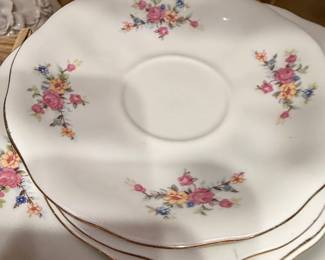 Fatelina Made in Poland Floral Teacup and Saucer Set second image