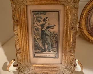Antique Musique Engraving Framed Print