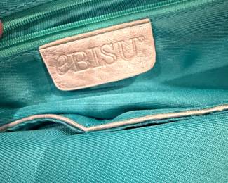 BISU SilverTone Embossed Handbag second image