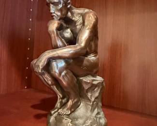 The Thinker Bronze Sculpture by Auguste Rodin