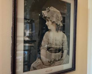 Simplicity by Sir Joshua Reynolds, Young Girl Portrait Print second image