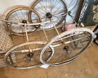 Antique Baby Stroller or Pram Wheels