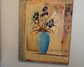 Gregory G Gribbin Iris Floral Still Life Painting