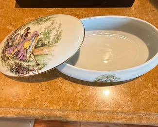 Roland Freyr Limoges Fragonard Porcelain Trinket Box fourth image