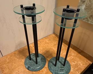 Milano Series Postmodern Candlesticks Set of 