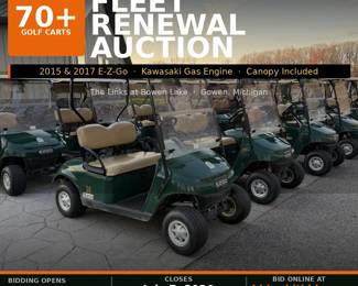 The Links at Bowen Lake - Fleet Renewal Auction of 70+ Golf Carts