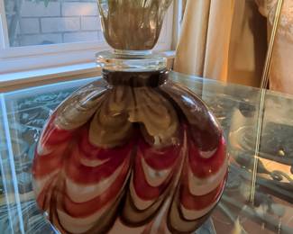 Murano Style Swirl Perfume Bottle