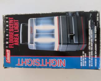 Coleman Twin Tube Fluorescent Area Light "Nightsight"
