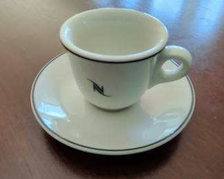 Nespresso Demitasse Espresso Cup and Saucer Set