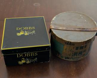 Dobbs Fifth Avenue Hat Box and Shoe Box