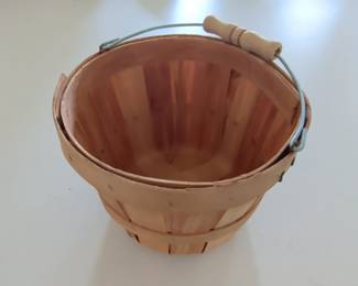 Vintage Wooden Bushel Basket