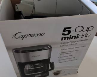 Capresso 5-Cup Mini Drip Coffee Maker Model 426.05