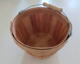 Vintage Wooden Bushel Basket