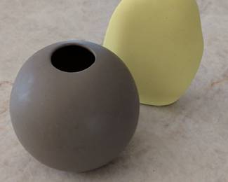 Set of Two Ceramic Vases