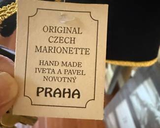 Original Czech Marionette Wizard by Iveta and Pavel Novotný