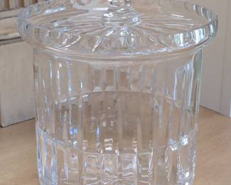 Cut Crystal Biscuit Jar