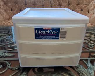 Sterlite ClearView 3 Drawer Organizer