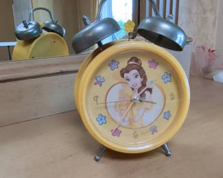 Disney Beauty and the Beast Belle Twin Bell Alarm Clock