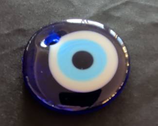 Evil Eye Glass Charm