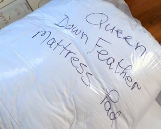 Queen Down Feather Mattress Pad