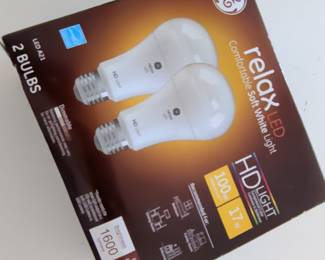 GE Relax HD LED A21 Light Bulbs (2-Pack)