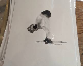 Tons of great unframed work on paper!