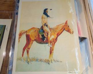 Tons of great unframed work on paper!
