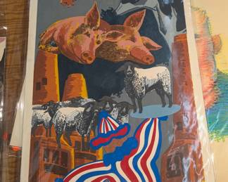 Tons of great unframed work on paper!