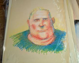 Tons of great unframed work on paper!