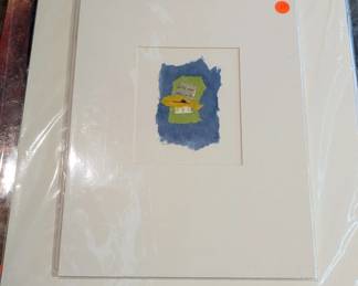 Tons of great unframed work on paper!