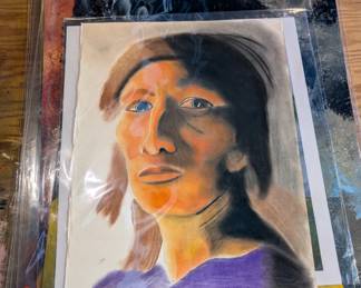 Tons of great unframed work on paper!