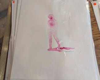 Tons of great unframed work on paper!