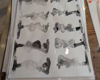 Tons of great unframed work on paper!