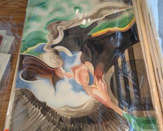 Tons of great unframed work on paper!