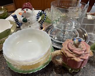 Kitchen full of quality cookware, dinnerware, and more.