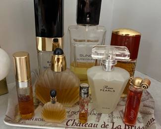 Selection of perfume.