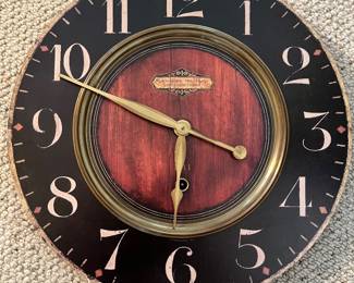 Wall clock by Authentic Timeworks Clocks.