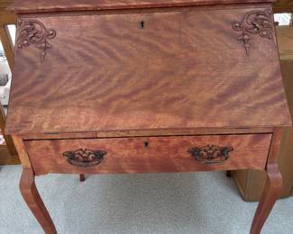 Antique slant-front secretary desk.